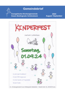 Evgl.Kirchengemeinde-Essen-Bedingrade-Schoenebeck-Gemeindebrief August September 2024